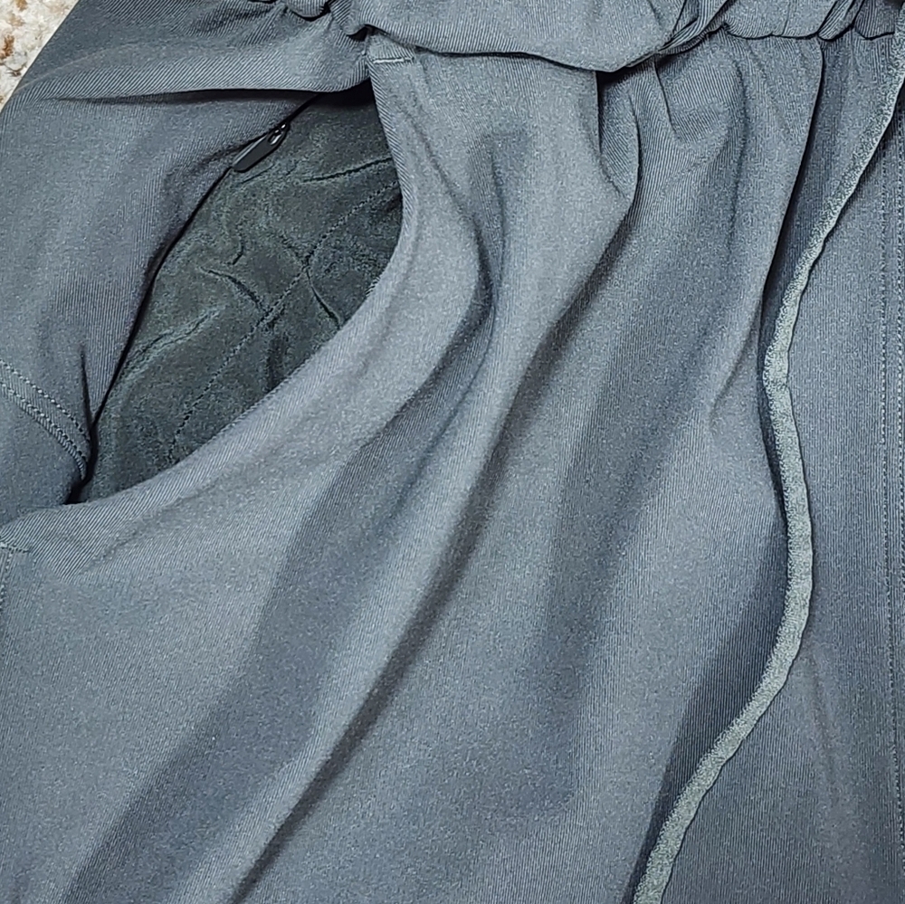 Lululemon Stretch High Waisted Joggers Womens 4 Dark Olive Athleisure Activewear - Picture 8 of 11